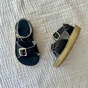 Sun San | Dark Brown Leather Sea Wees Saltwater Sandals